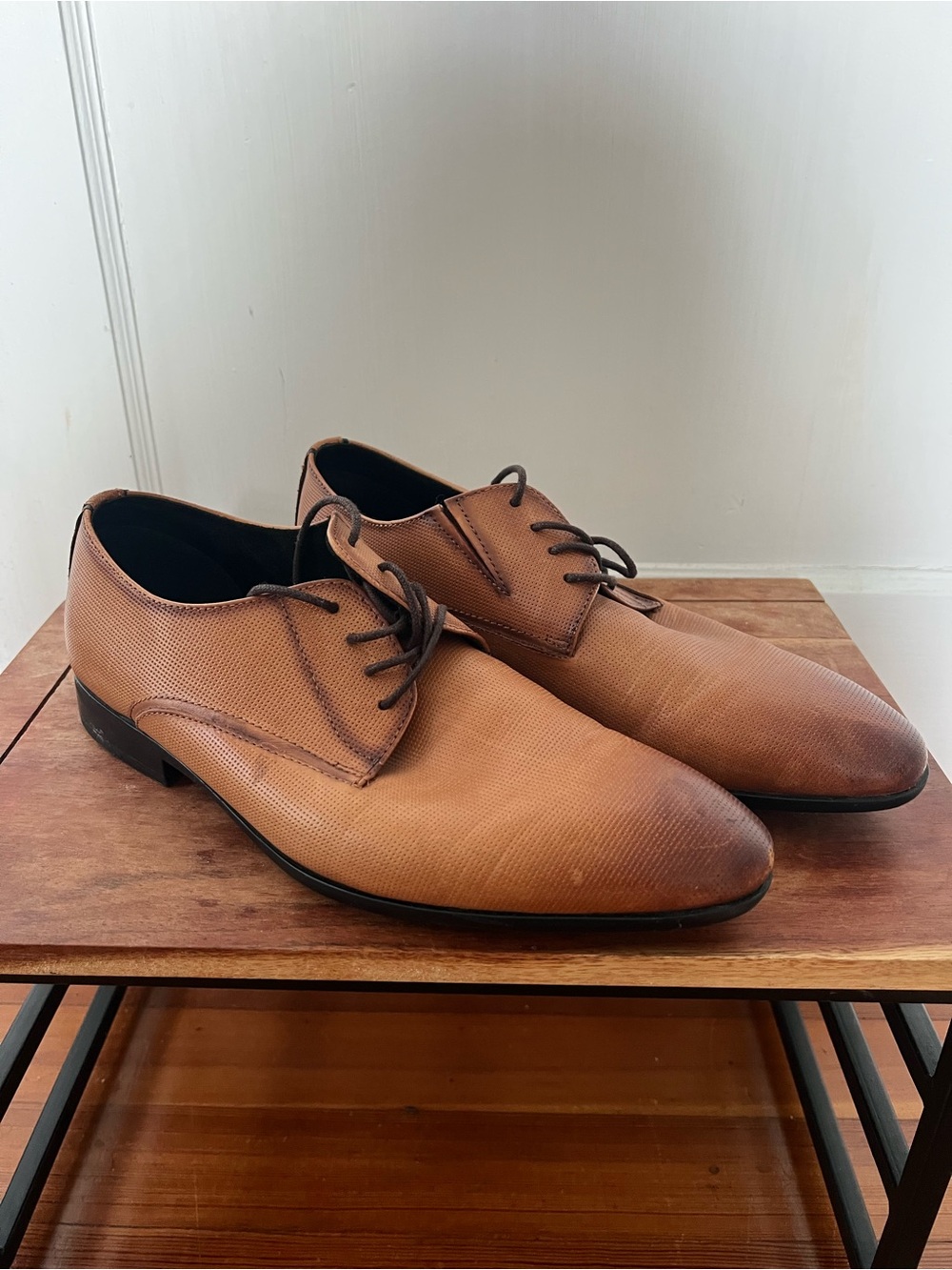 Aldo - Oxford Dress Shoe - Cognac Leather